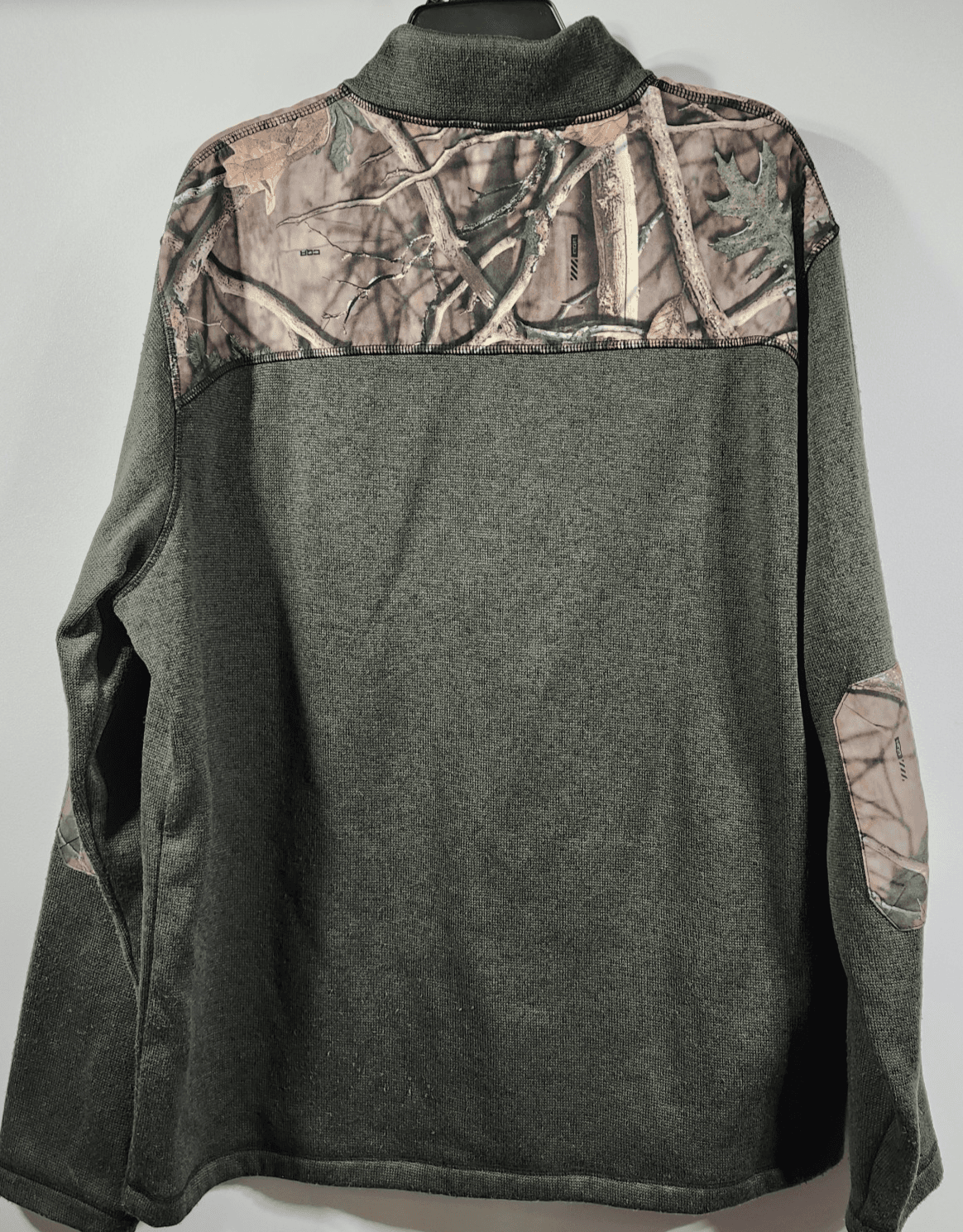 CQR Tactical Combat Pullover 1/4 Zip Men's XXL Green Camo Long Sleeve - Thumbnail 4