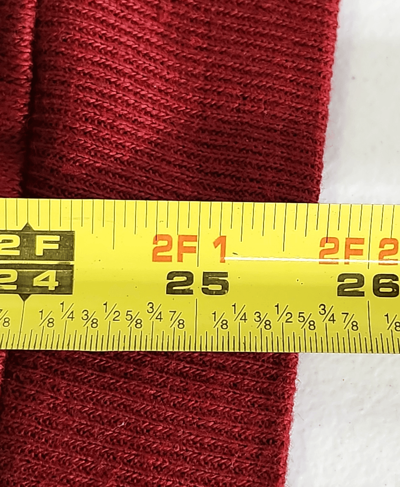 Vintage Discus Athletic 90s Men's XL Sweater VNeck Red Long Sleeve USA - Thumbnail 3