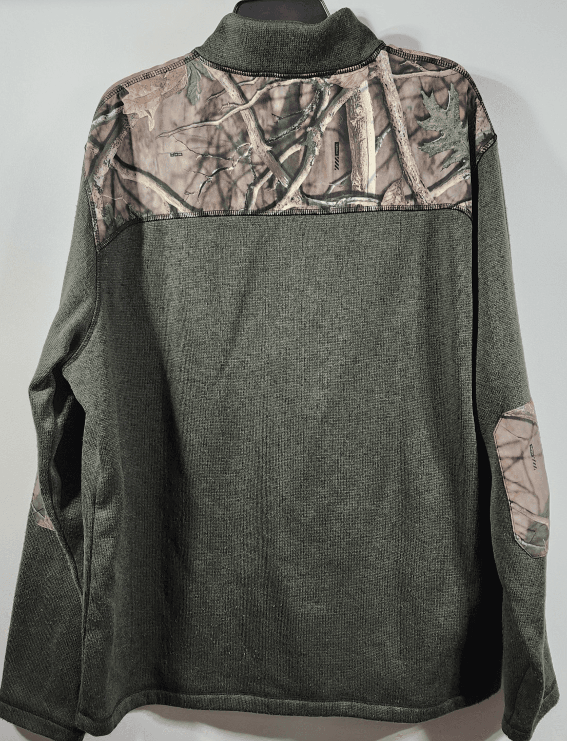 CQR Tactical Combat Pullover 1/4 Zip Men's XXL Green Camo Long Sleeve - Thumbnail 6