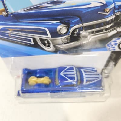 Hot Wheels Rod Squad Custom '53 Cadillac Blue Car 1/64 Toy Vehicle NEW - Thumbnail 3