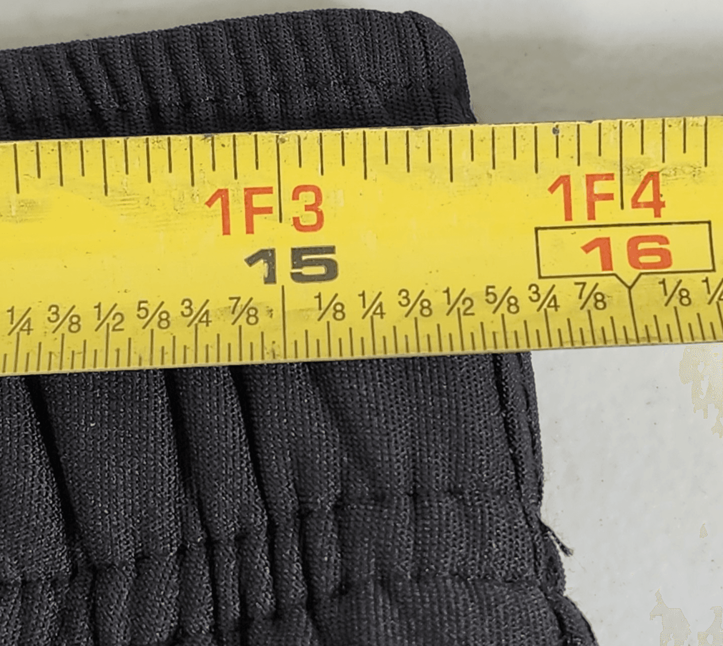 Athletic Works Men's M Shorts Black Elastic Waist Stretch 9" Inseam w/ Pockets - Thumbnail 2