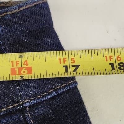 Westbound Womens Jeans 10 Short The Park Avenue Fit Pull On Blue Denim Pants - Thumbnail 2