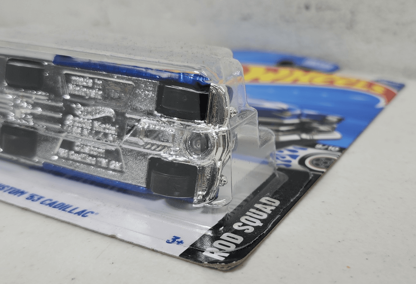 Hot Wheels Rod Squad Custom '53 Cadillac Blue Car 1/64 Toy Vehicle NEW - Thumbnail 6