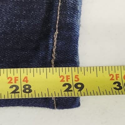 Westbound Womens Jeans 10 Short The Park Avenue Fit Pull On Blue Denim Pants - Thumbnail 3