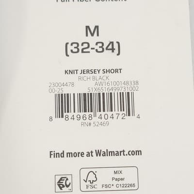 Athletic Works Men's M Shorts Black Elastic Waist Stretch 9" Inseam w/ Pockets - Thumbnail 7