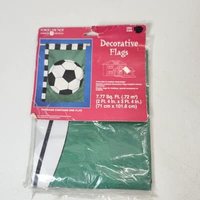 Forget Me Not American Greetings Soccer Flag Banner 2'4” x 3’4” - Thumbnail 2