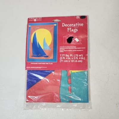 Forget Me Not American Greetings Sailboat Flag Banner 2'4” x 3’4” - Thumbnail 2