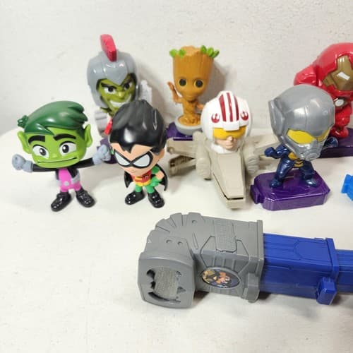Ironman Groot Happy Meal Toys Bundle Lot of 11 Figures Disney Marvel - Thumbnail 5
