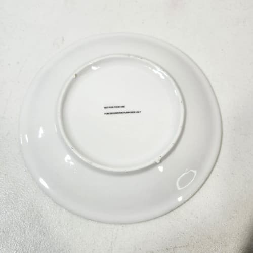 Janet Stever Plate Snowman Holiday Xmas Theme Home Decor - Thumbnail 2