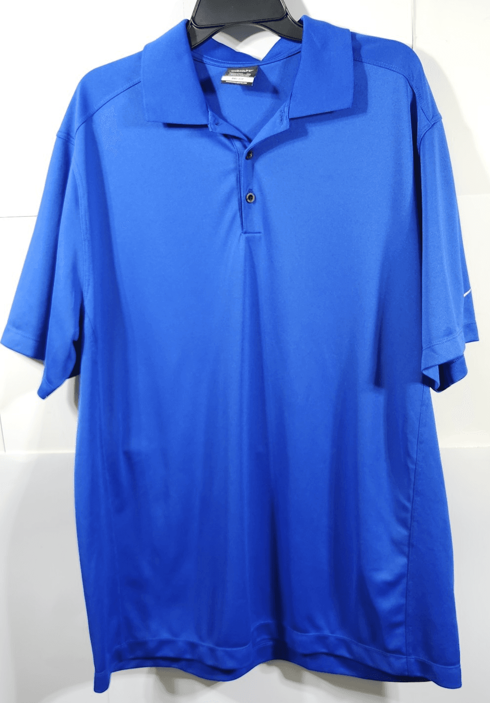 Nike Men's Dri Fit Golf Performance Polo Shirt Size XXL Blue Short Sleeve - Thumbnail 5