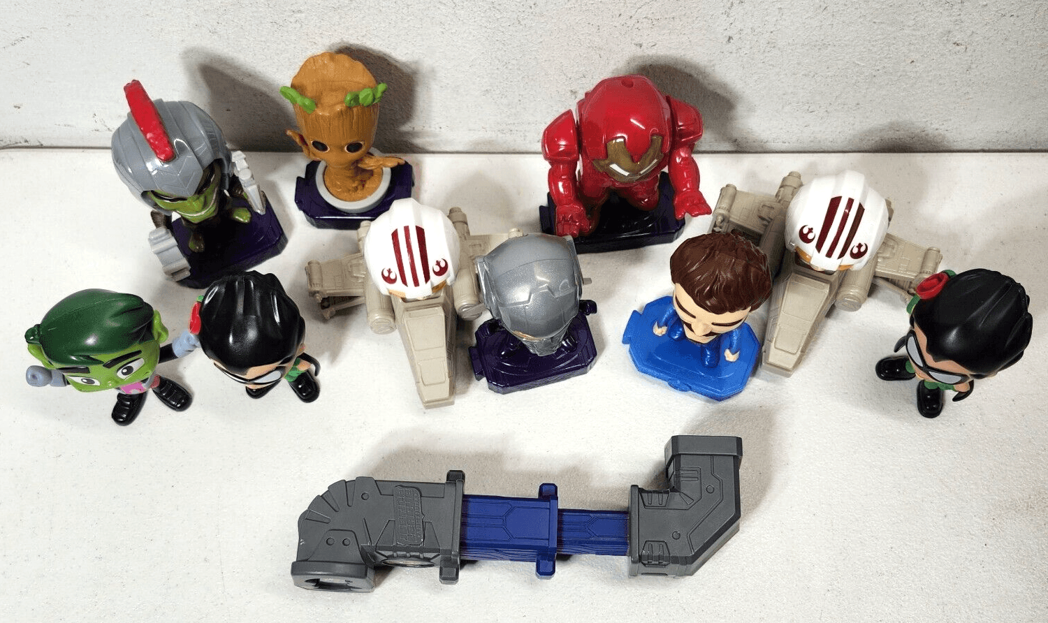 Ironman Groot Happy Meal Toys Bundle Lot of 11 Figures Disney Marvel - Thumbnail 6