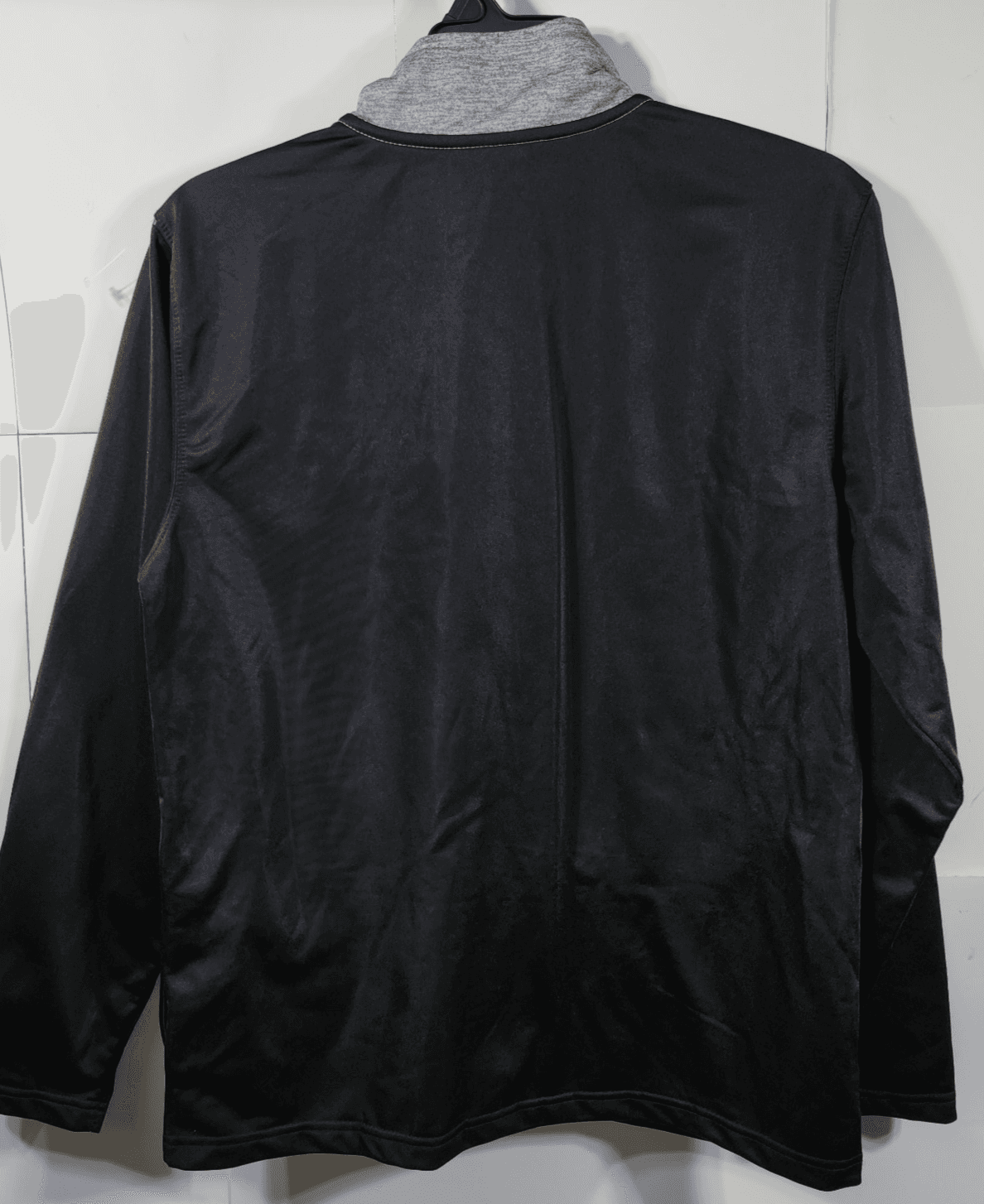 And1 TrackJacket Men's Medium Gray Logo Basketball Full Zip Coat - Thumbnail 4