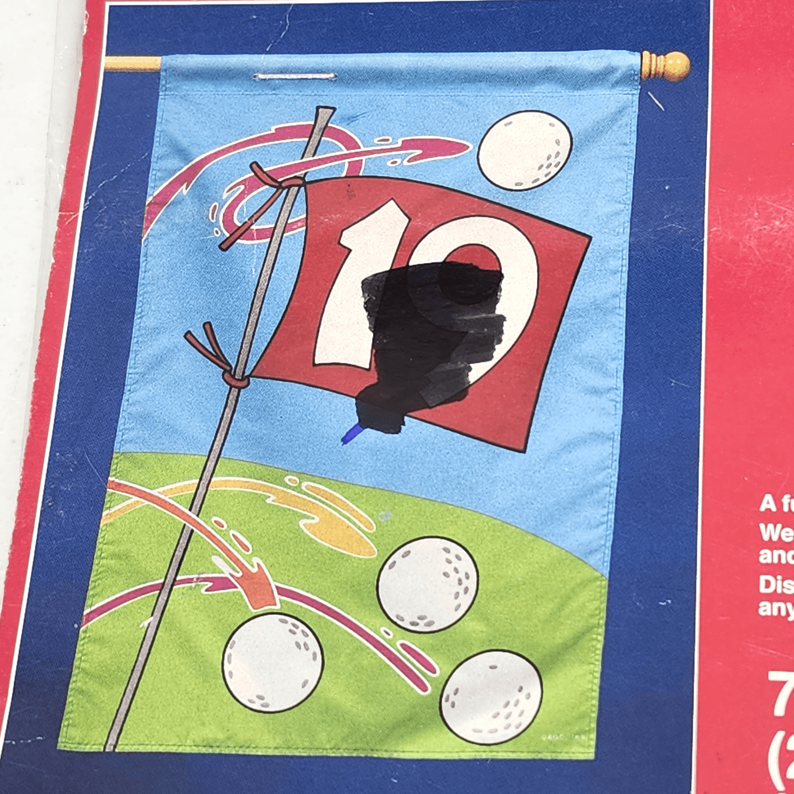 Forget Me Not American Greetings Golf Flag Banner 2'4” x 3’4” - Thumbnail 2