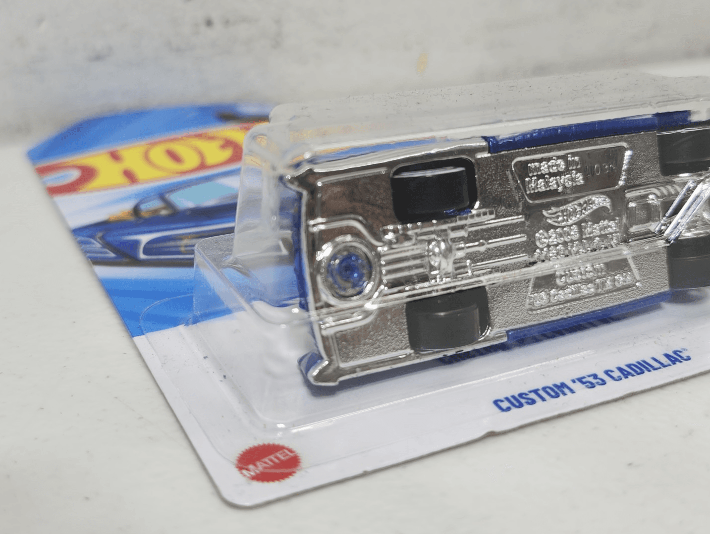 Hot Wheels Rod Squad Custom '53 Cadillac Blue Car 1/64 Toy Vehicle NEW - Thumbnail 5