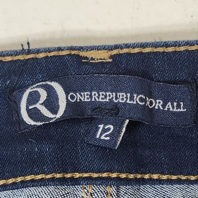 One Republic For All Womens High Rise Skinny Ankle Jeans Size 12 Blue Denim Pant - Thumbnail 7