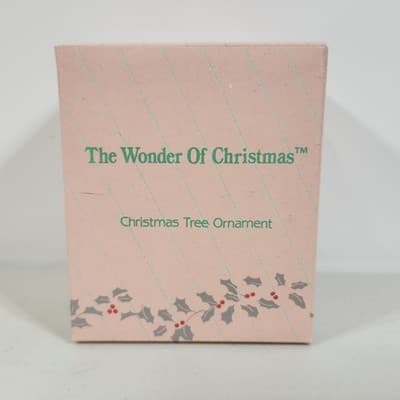 Vintage Russ Wonder Of Christmas Glass Ornament Holiday Tree Decor - Thumbnail 7