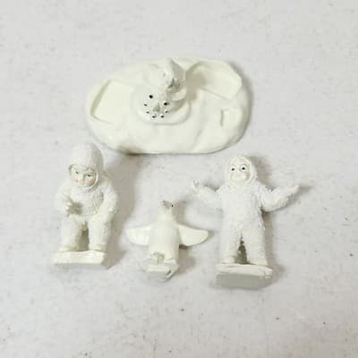 Vintage Dept. 56 Snowbabies Where Did He Go? Figurine #7654-6 W/ Box Home Decor - Thumbnail 6