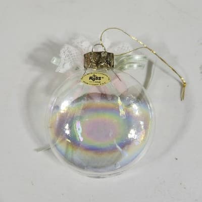 Vintage Russ Wonder Of Christmas Glass Ornament Holiday Tree Decor - Thumbnail 5
