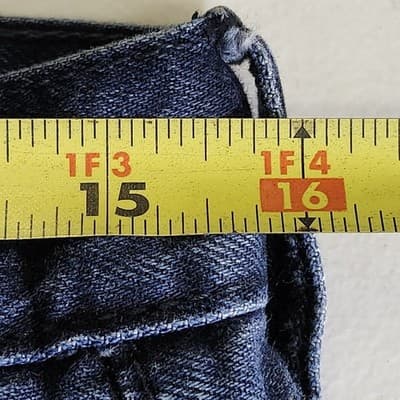 American Eagle Jeans Mens 30X32 Slim Straight Blue Denim Pants - Thumbnail 2