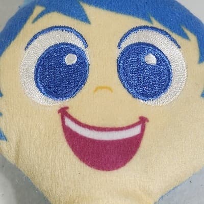 Disney Pixar Inside Out Joy Plush with Keychain Clip McDonalds 2019 - Thumbnail 3