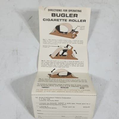 Vintage Bugler Thrift Kit Cigarette Rolling Machine in Original Box - Thumbnail 2