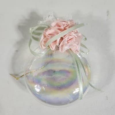 Vintage Russ Wonder Of Christmas Glass Ornament Holiday Tree Decor - Thumbnail 2