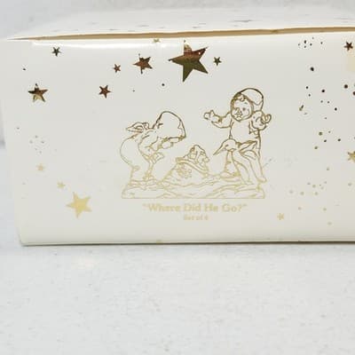 Vintage Dept. 56 Snowbabies Where Did He Go? Figurine #7654-6 W/ Box Home Decor - Thumbnail 3