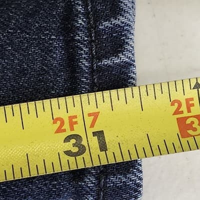 American Eagle Jeans Mens 30X32 Slim Straight Blue Denim Pants - Thumbnail 3