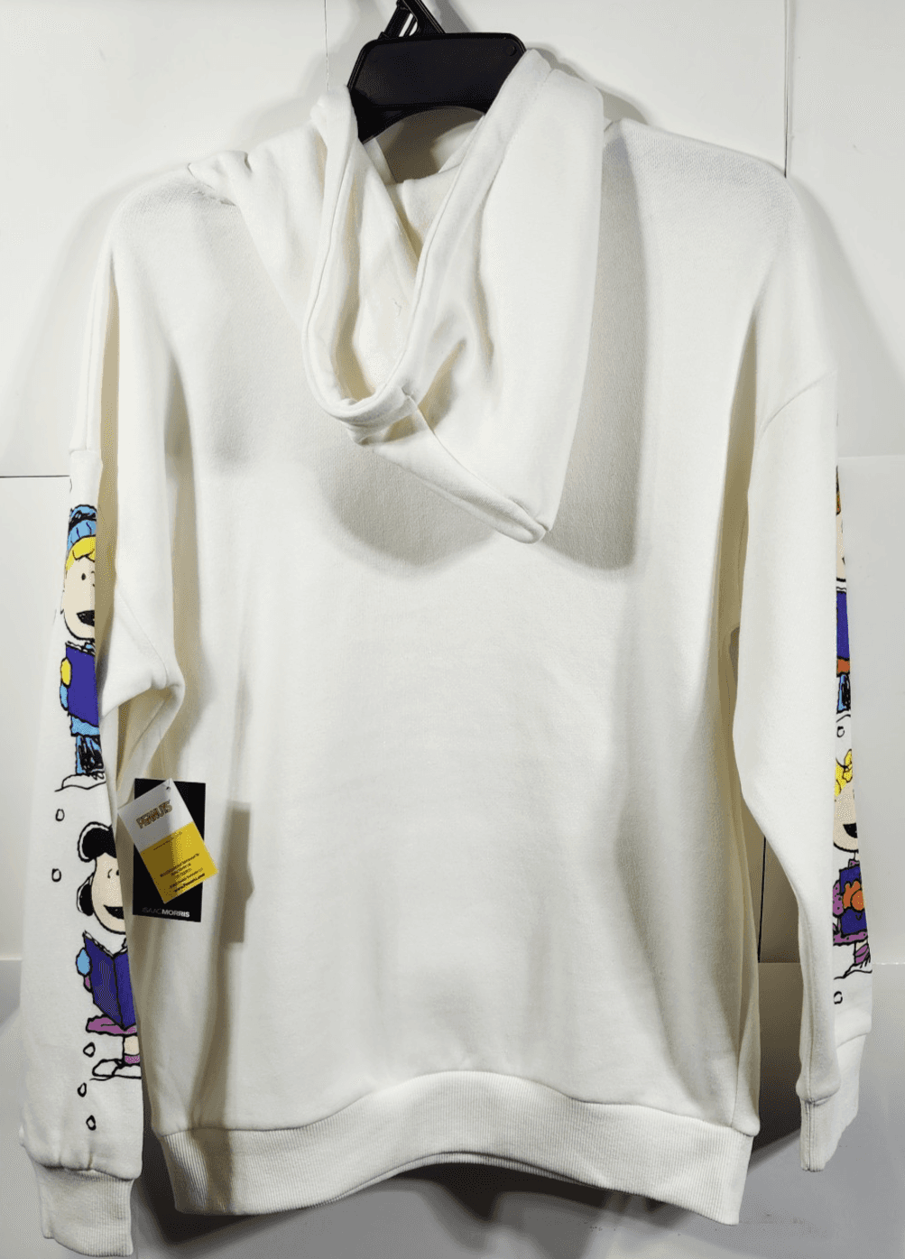 Women's XS Christmas Peanuts Snoopy White Pullover Hoodie Sweatshirt NEW - Thumbnail 6