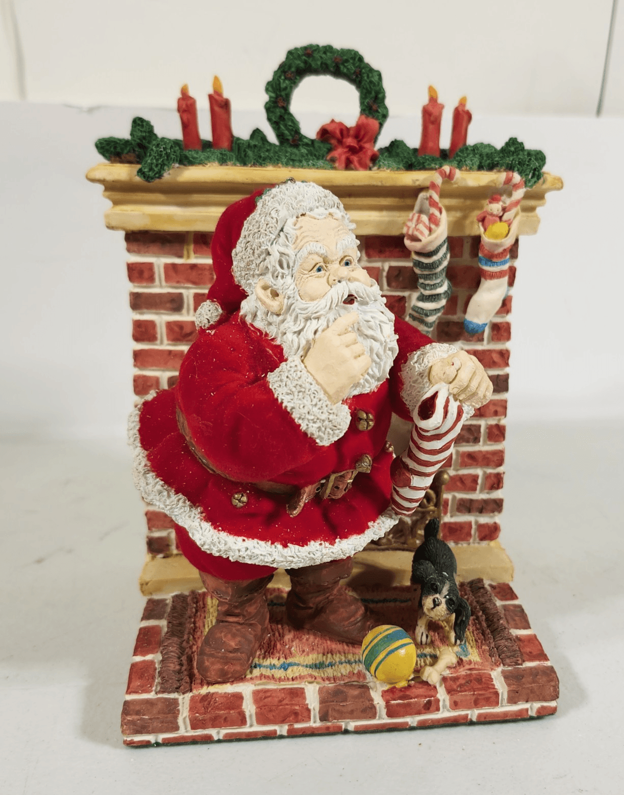 Enesco St Nicholas Musical Statue Home Decor Jolly Old Saint Nicholas Limited - Thumbnail 4