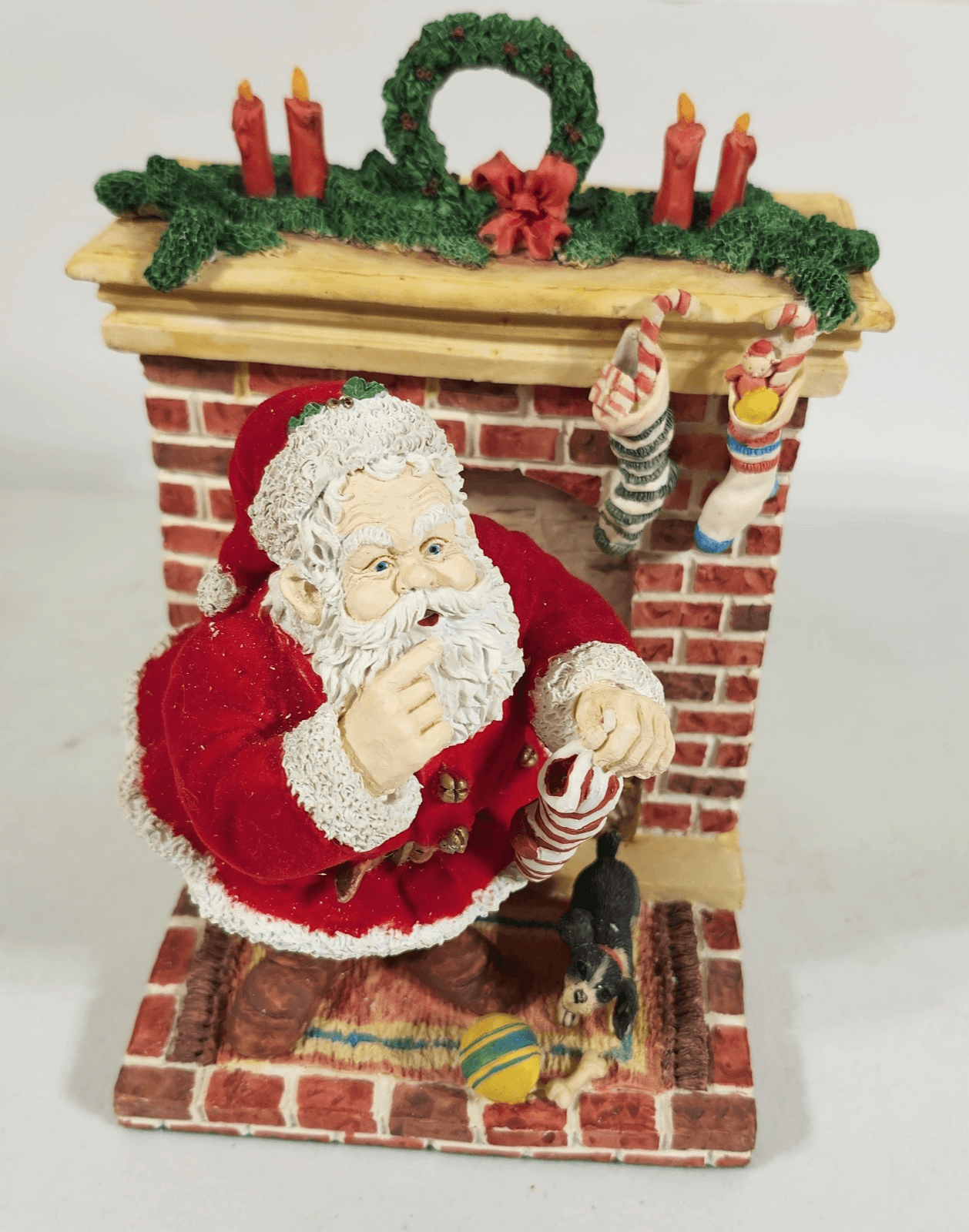 Enesco St Nicholas Musical Statue Home Decor Jolly Old Saint Nicholas Limited - Thumbnail 5