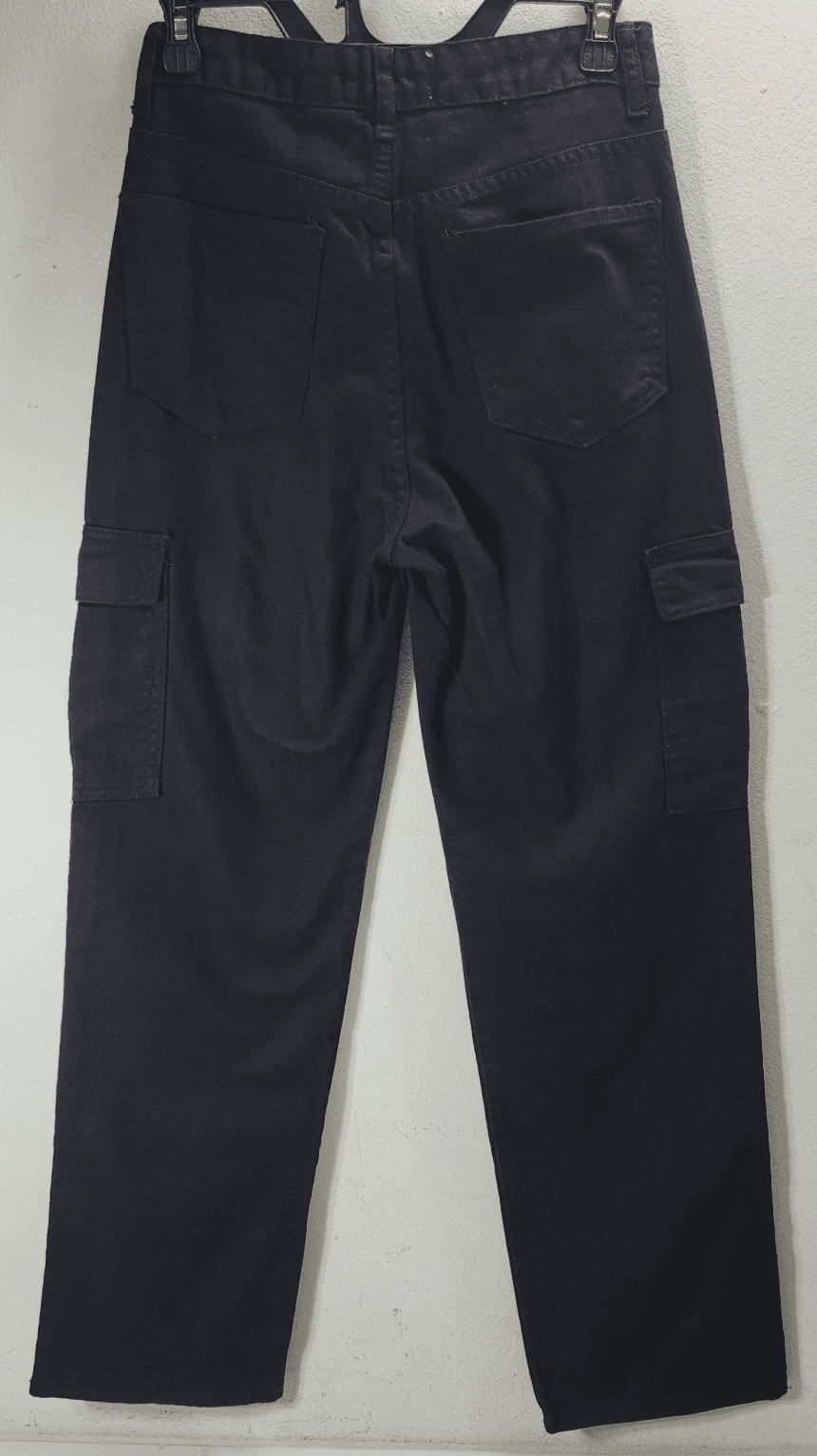 S.O.N.G. 90s Boyfriend Cargo Jeans Black Denim Juniors Women’s Size 3 - Thumbnail 6