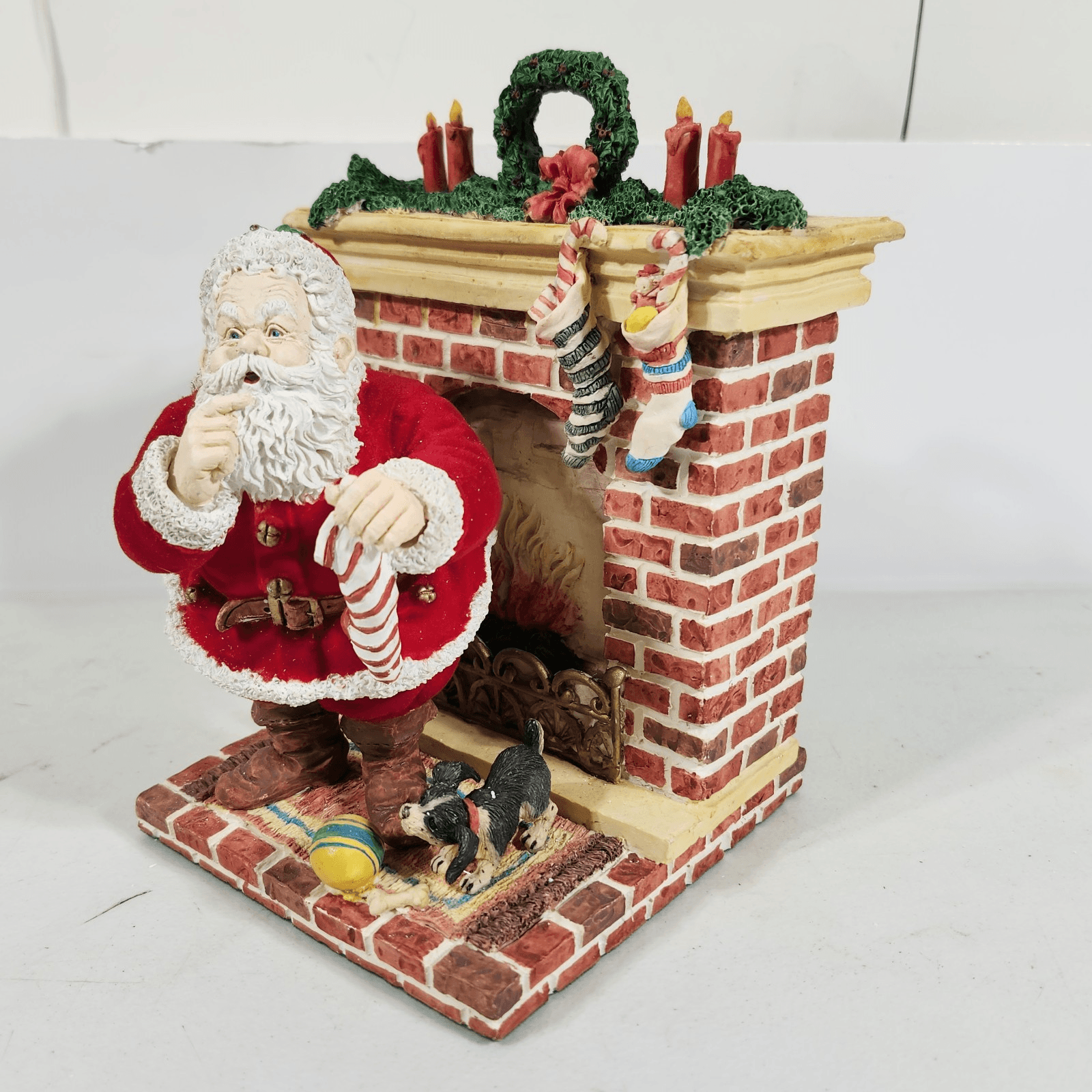 Enesco St Nicholas Musical Statue Home Decor Jolly Old Saint Nicholas Limited - Thumbnail 6