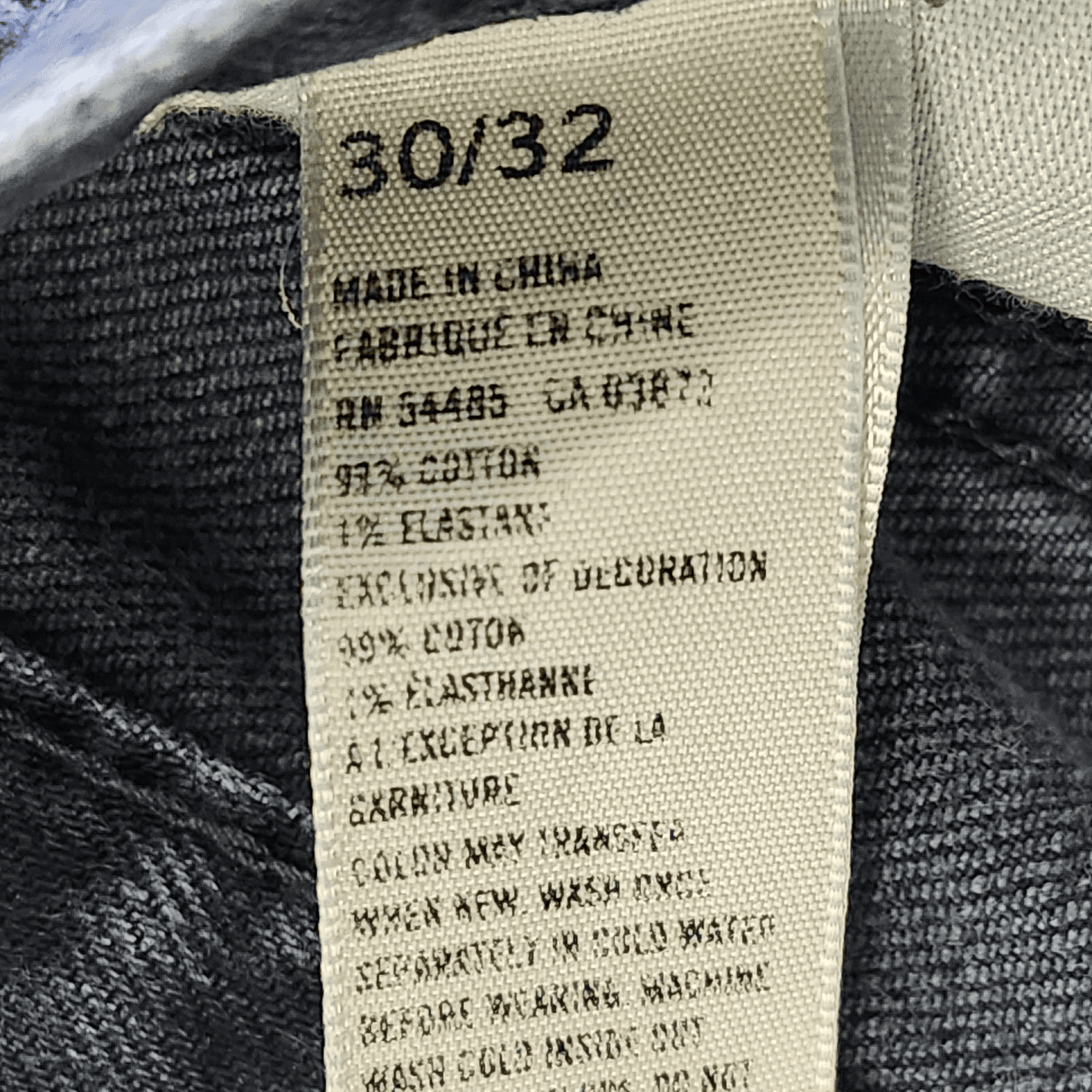 American Eagle Jeans Mens 30X32 Slim Straight Blue Denim Pants - Thumbnail 8