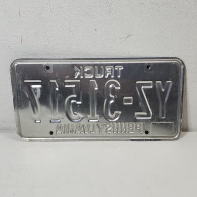 Pennsylvania Truck License Plate #YZ31517 Car Tag Wall Decor Mancave - Thumbnail 4