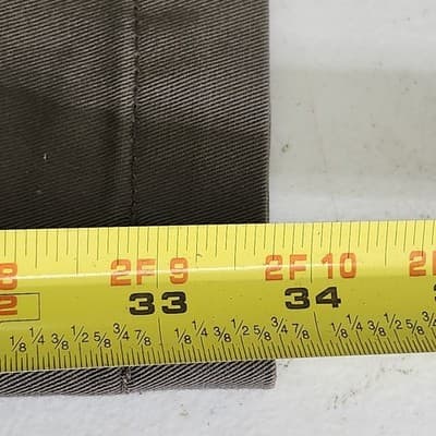 Lee Custom Fit Straight Leg Chino Pants Men's 36x34 Brown - Thumbnail 3