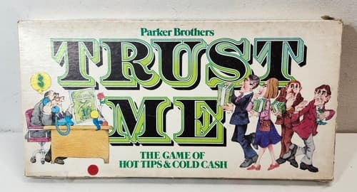 Parker Brothers Trust Me The Hot Tips & Cold Cash VTG Board Game - Thumbnail 2
