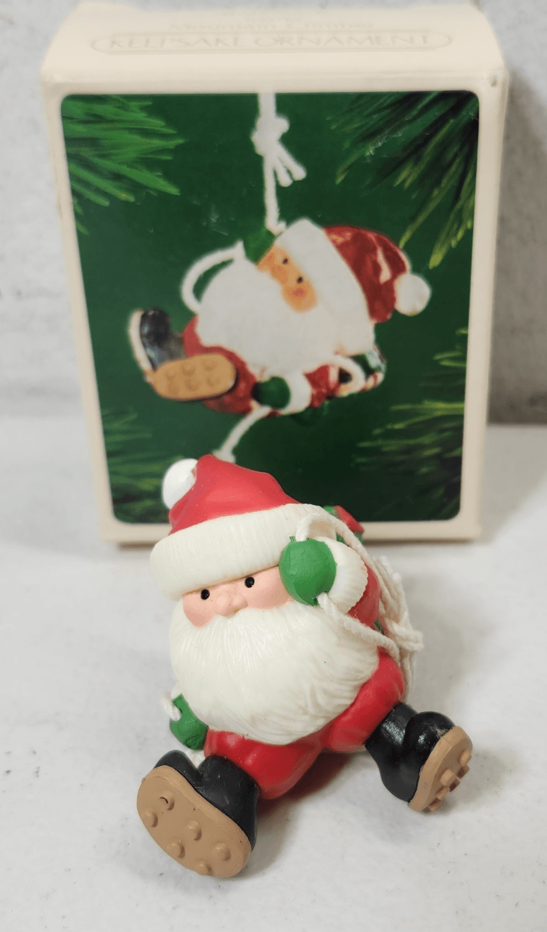 Hallmark Keepsake Ornament Santa Mountain Climber Holiday Tree Decor