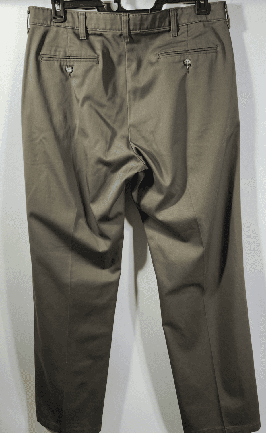 Lee Custom Fit Straight Leg Chino Pants Men's 36x34 Brown - Thumbnail 4