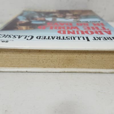 Around the World in 80 Days Great Illustrated Classics Hardcover Book - Thumbnail 8