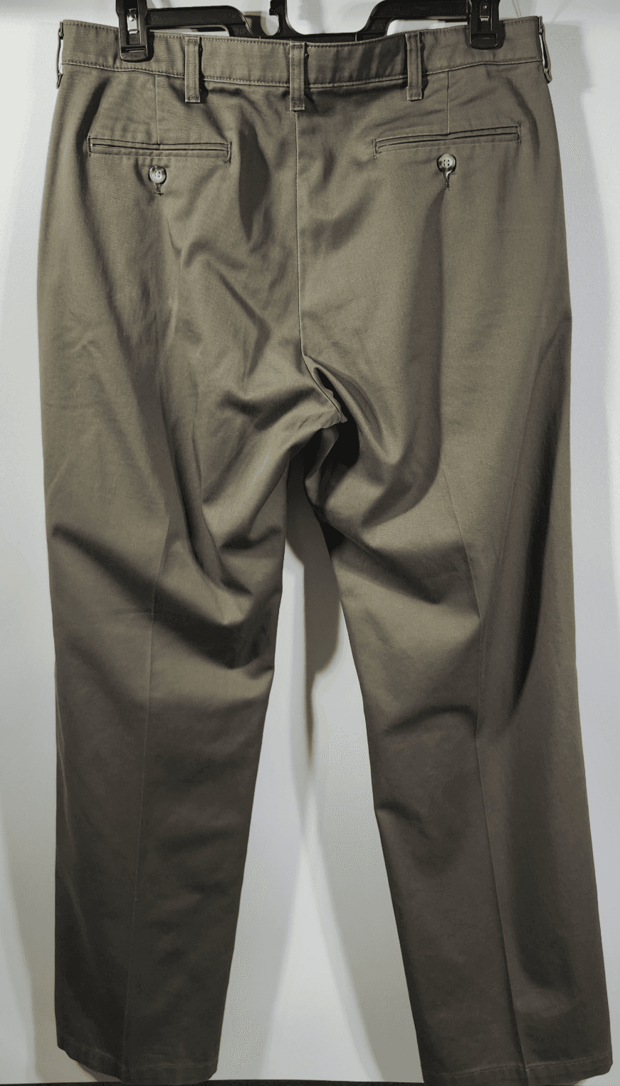 Lee Custom Fit Straight Leg Chino Pants Men's 36x34 Brown - Thumbnail 6