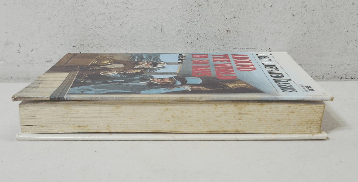 Around the World in 80 Days Great Illustrated Classics Hardcover Book - Thumbnail 5