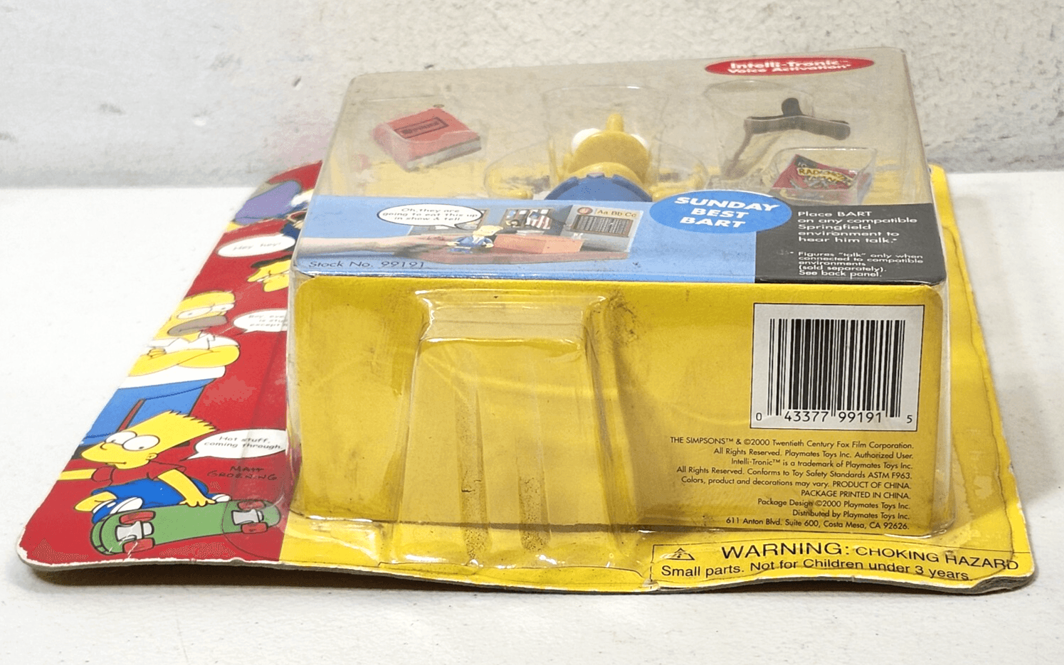 The Simpsons Sunday Best Bart Action Figure 2000 Playmates Toys - Thumbnail 5