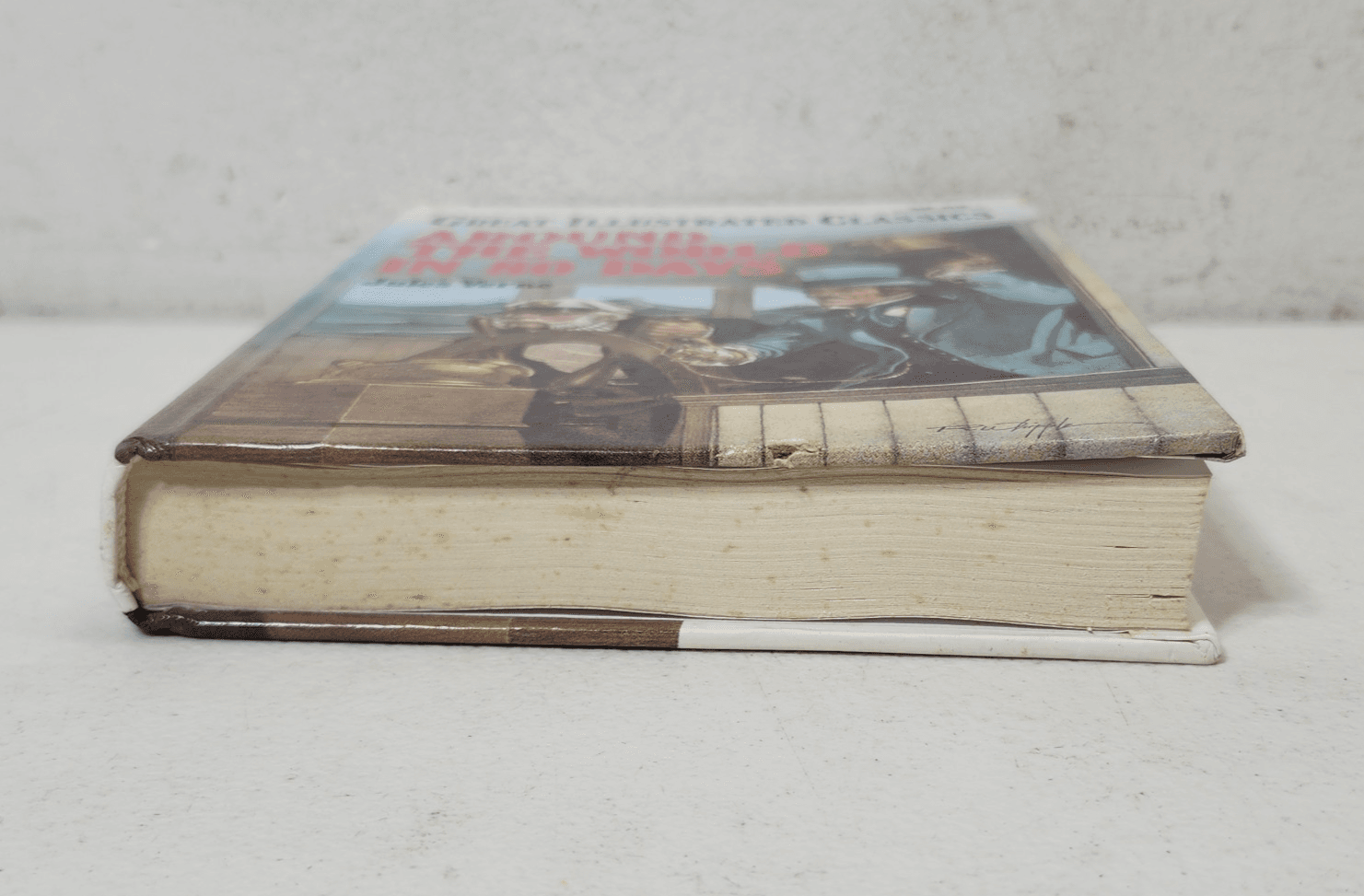 Around the World in 80 Days Great Illustrated Classics Hardcover Book - Thumbnail 4