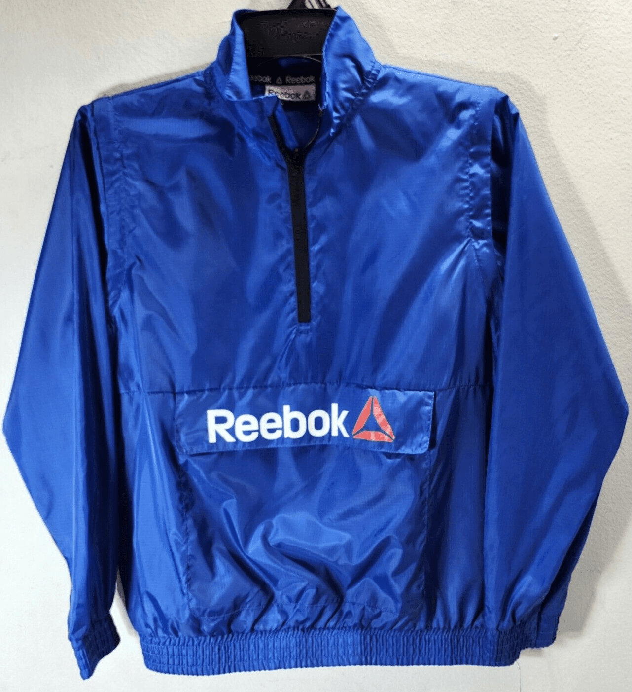 Reebok Boy's Windbreaker Jacket Size Large Removable Sleeves Blue - Thumbnail 5