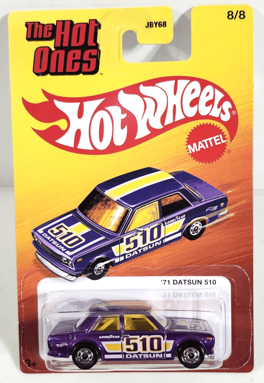 2025 Hot Wheels Hot Ones Target Exclusive ‘71 Datsun 510 Chase Car 1/64 Toy NEW