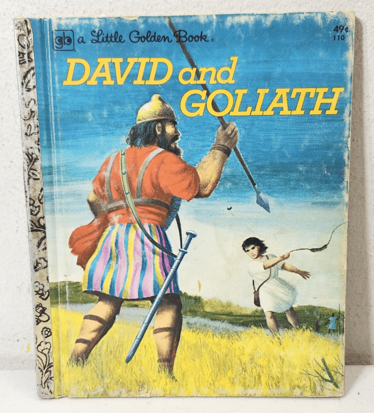 David and Goliath A Little Golden Book 1974, Barbara Shook Haven, Robert J. Lee