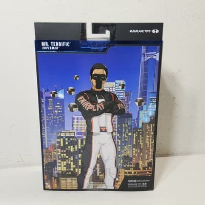McFarlane DC Multiverse MR Terrific Figure Red PLATINUM Chase Superman Movie - Thumbnail 7