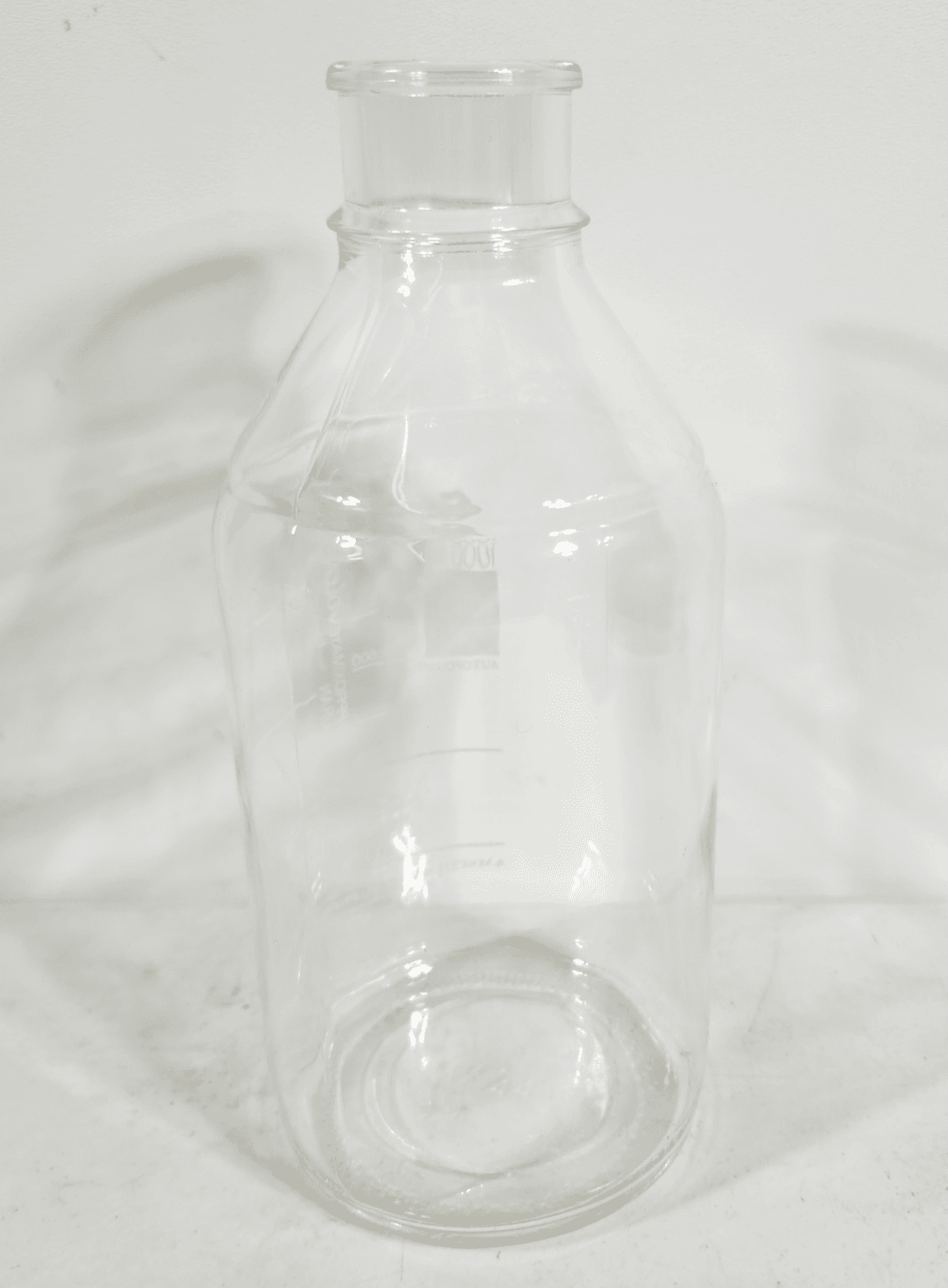 1000ML Amsco Round Glass Apothecary Clear Measuring Bottle Vintage - Thumbnail 3