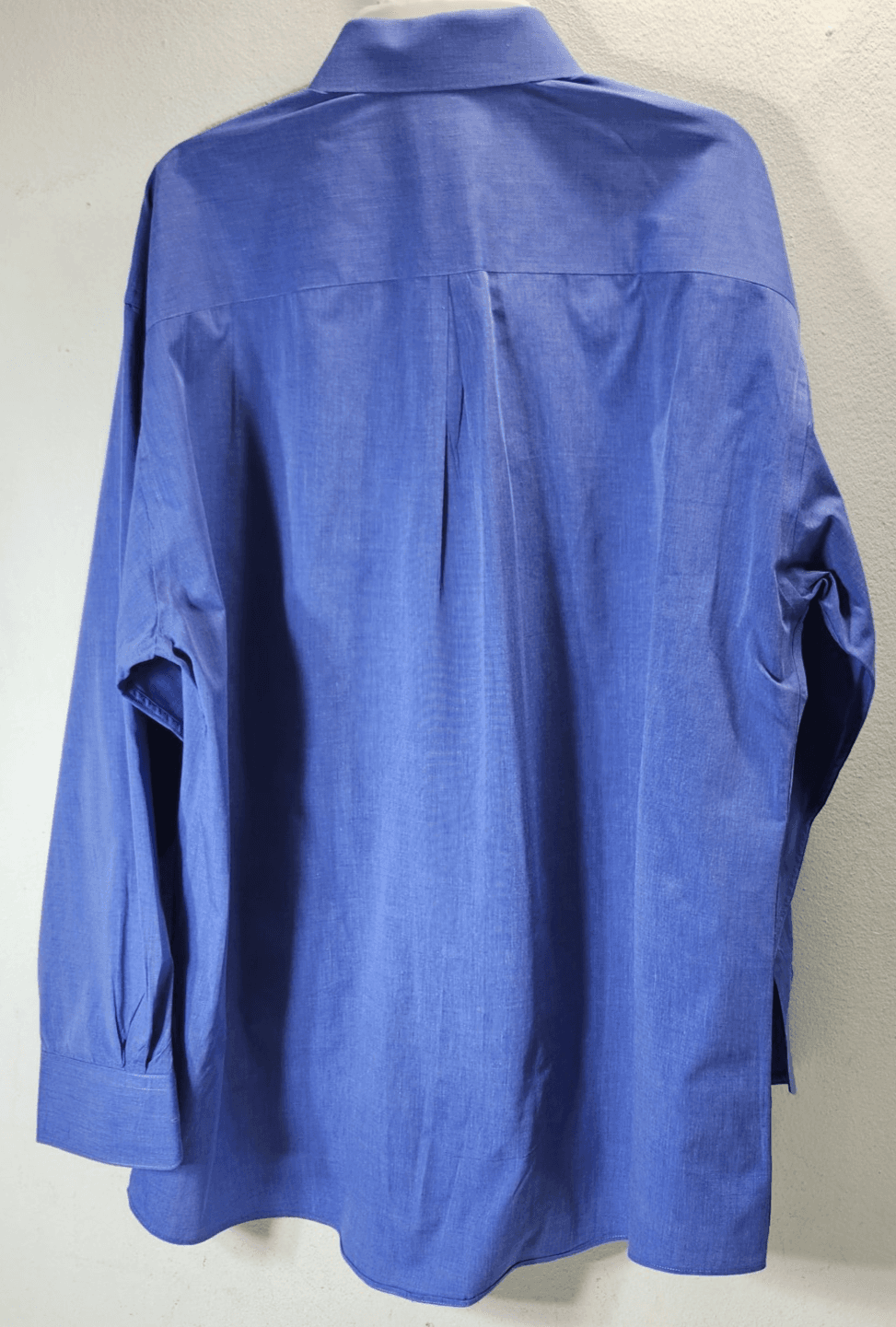 Brandini Shirt Men's Size 16 Blue Button Up Soft Casual Dress Collared Business - Thumbnail 4